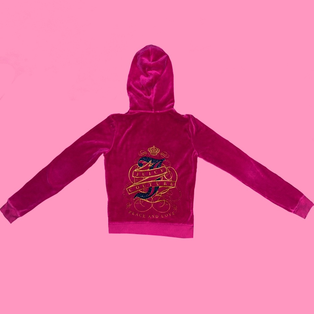 Hot Pink Juicy Couture Velour Jacket
